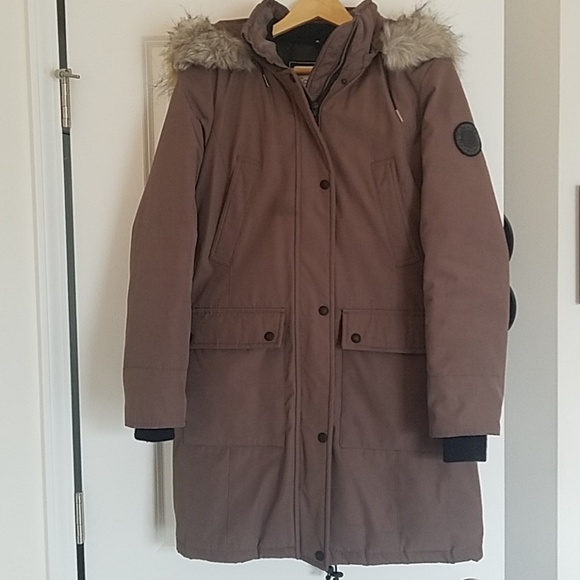 Calvin Klein Jackets & Blazers - B1G1 - Calvin Klein Fur Hood Parka- Olive
